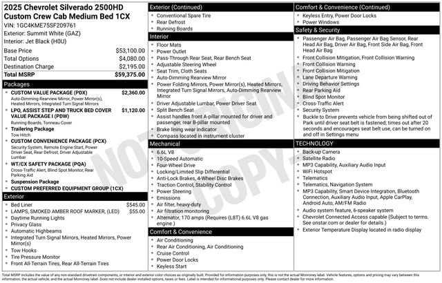 chevrolet silverado 2500hd 2025 1GC4KME75SF209761 image chevrolet silverado 2500hd 2025 1GC4KME75SF209761 image